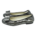 1412 - Black Glitzy Flats for Girl/Teen/Women by London Kids