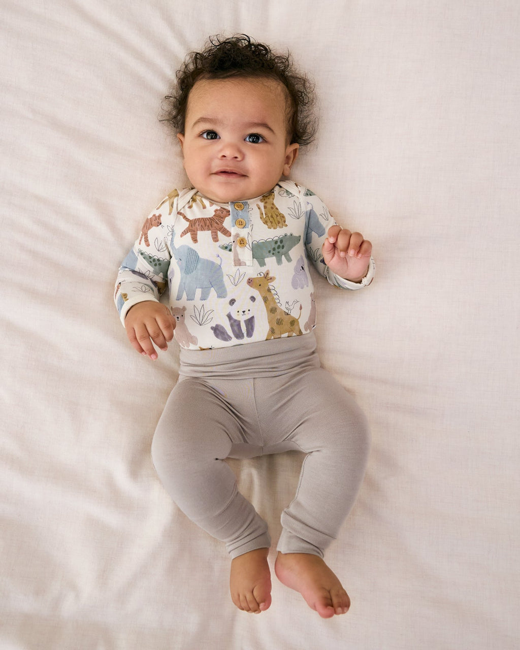 Dove Gray Fold Over Legging